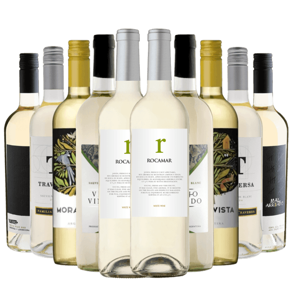 Kit 10 Vinhos Brancos Mais Vendidos